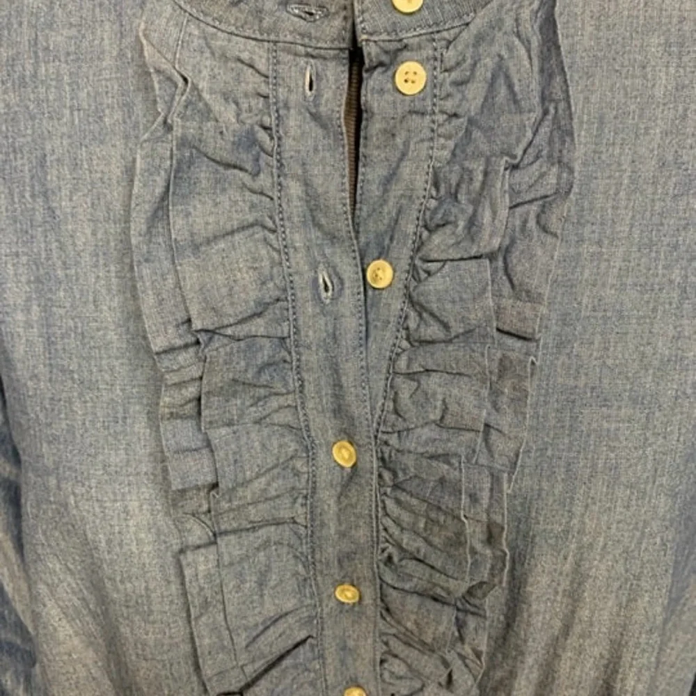 J. Crew Blue Long Sleeve Dress - Picture 2 of 9